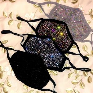 Rhinestone Face Masks